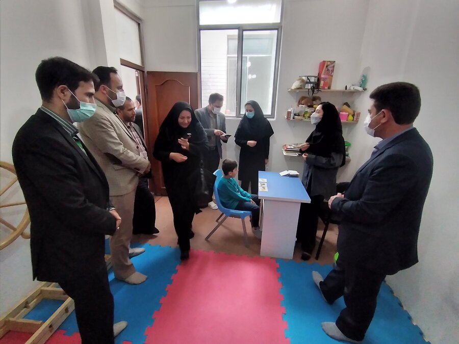 دیدار و بازدید از مراکز جامع روزانه توانبخشی طیف اتیسم