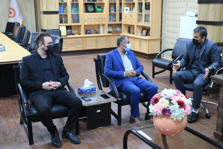دیدار عضو شورای اسلامی شهر رشت با سرپرست بهزیستی گیلان