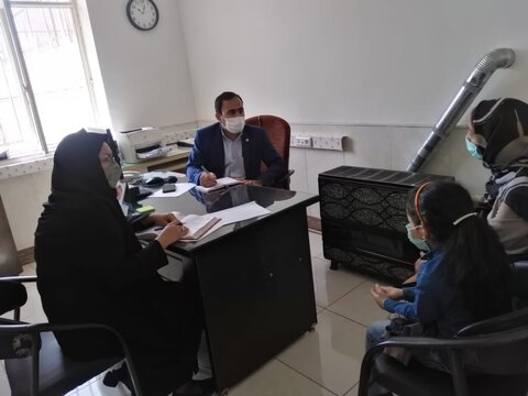 گزارش تصویری ا دیدار مددجویی سرپرست اداره بهزیستی استان