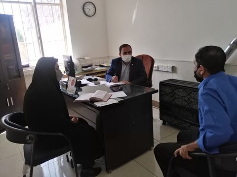 گزارش تصویری ا دیدار مددجویی سرپرست اداره بهزیستی استان