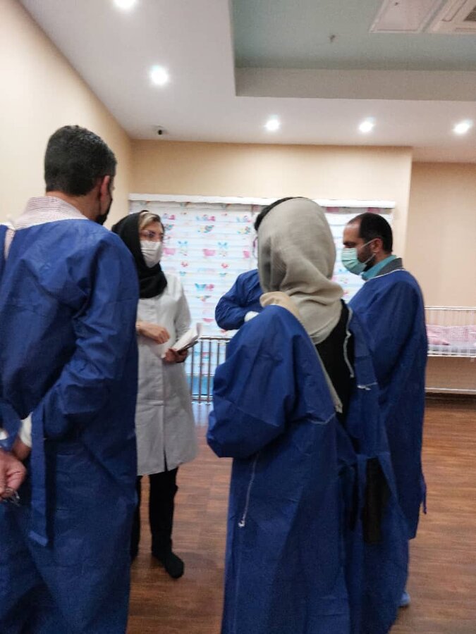 رضایت مشاور منطقه ای یونیسف از وضعیت شیرخوارگان در مرکز شبیر تهران