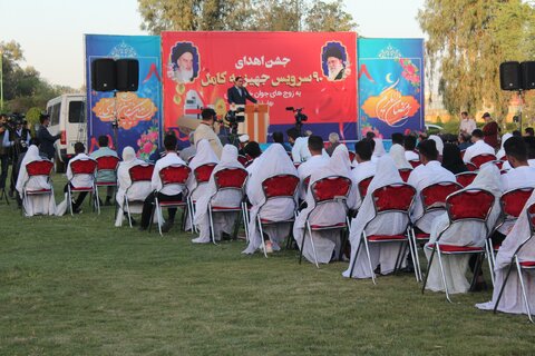 گزارش تصویری |اهداء ۲۰ سرویس جهیزیه کامل به زوجین زیر پوشش بهزیستی خوزستان