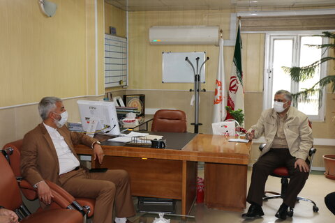 گزارش تصویری |دیدار صمیمانه فرمانده بسیج ادارات استان با مدیر کل بهزیستی استان