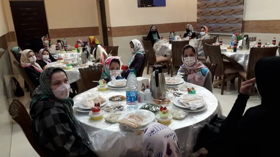 بازدید و افطاری سرپرست بهزیستی آذربایجان غربی و جمعی از مسئولین در سرای مهر یاشیل