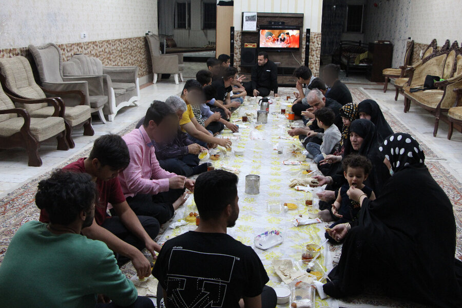 شهرری| برگزاری مراسم افطاری در مرکز نگهداری کوثر مشیز