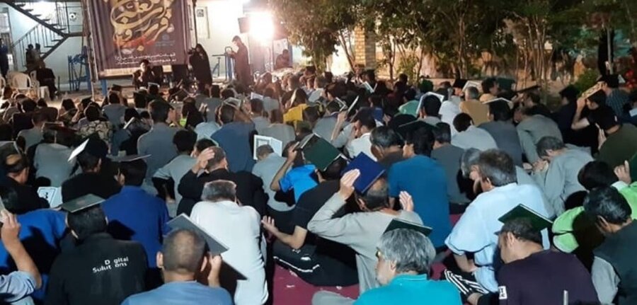 ورامین| احیای شب بیست و یکم رمضان در مرکز ترک معتادین متجاهر