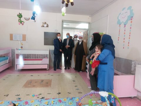 گزارش تصویری | شاهرود| بازدید امام جمعه و فرماندار از خانه های نگهداری فرزندان