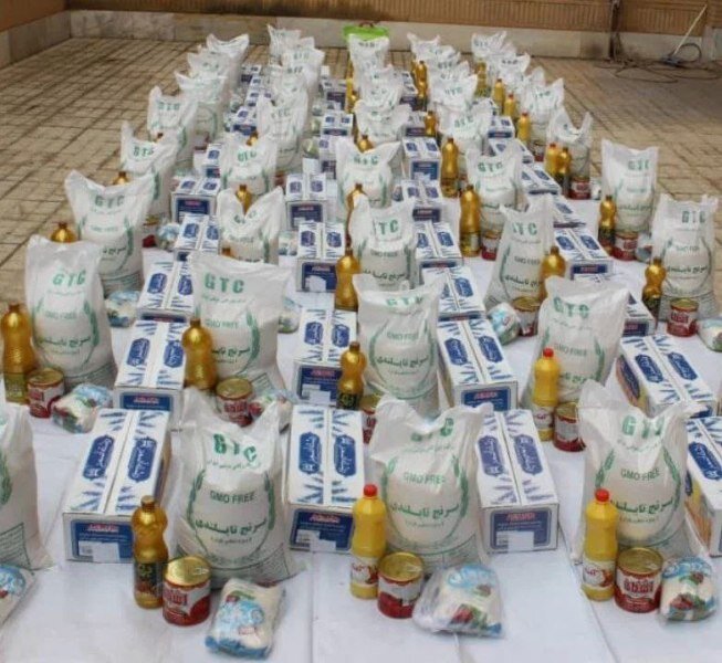گزارش تصویری| ۱۰۰ بسته معیشتی در شب های قدر در بین مددجویان توزیع شد