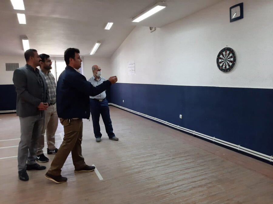 برگزاری مسابقات ورزشی آقایان در بهزیستی کردستان