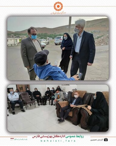 گزارش تصویری/سفر سرپرست بهزیستی فارس به شهرستان سپیدان