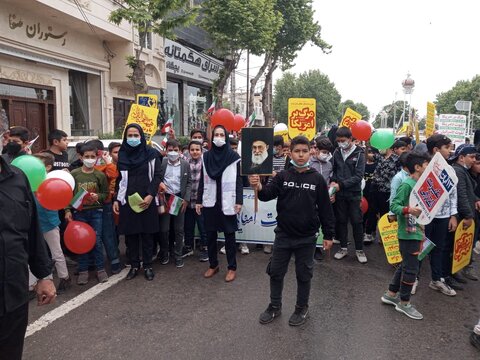 گزارش تصویری | حضور مدیرکل و پرسنل اداره کل بهزیستی استان قزوین در راهپیمایی روز قدس