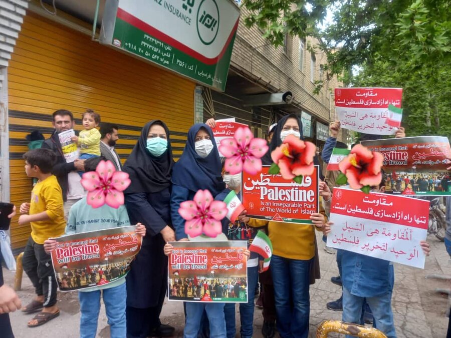  حضور کارکنان بهزیستی استان در راهپیمایی روز جهانی قدس 