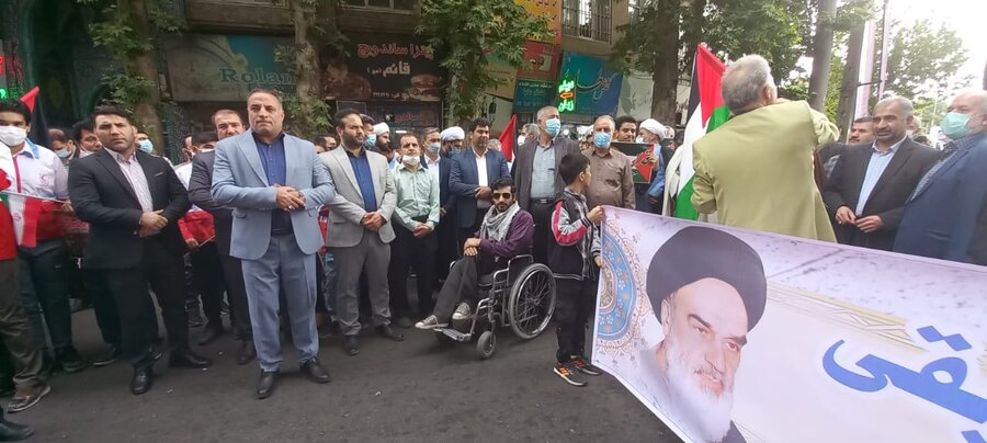 شهریار| حضور پرشور رئیس و کارکنان بهزیستی در راهپیمایی روز جهانی قدس