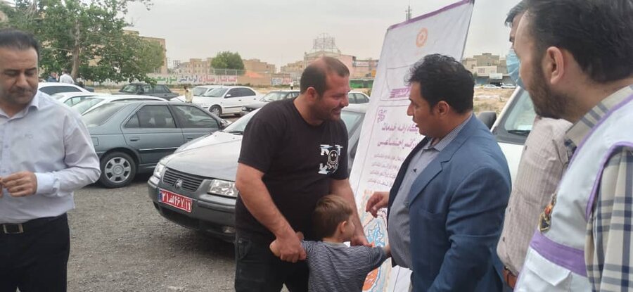 اسلامشهر| حضور تیم سیار اورژانس اجتماعی در راهپیمایی روز جهانی قدس