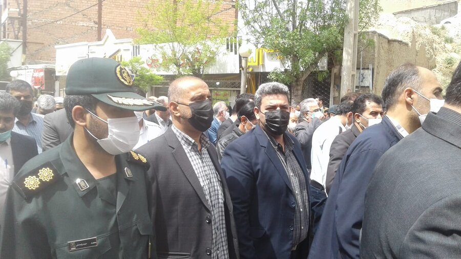 فیروزکوه| شرکت کارکنان بهزیستی در راهپیمایی روز قدس