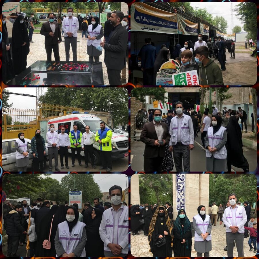 نظرآباد | حضور پرشور کارکنان بهزیستی شهرستان نظرآباد در راهپیمایی روز جهانی قدس