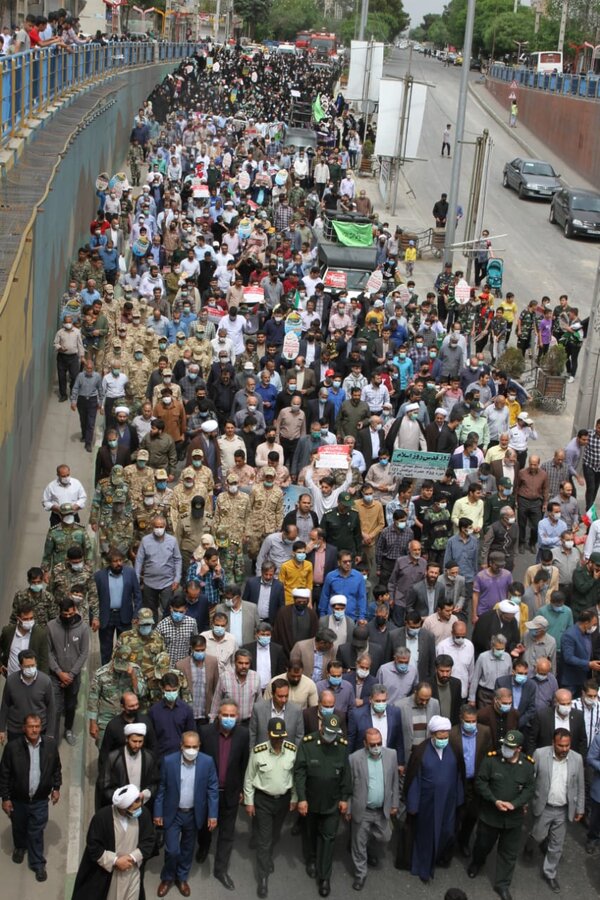 رباط‌کریم| گزارش تصویری| جلوه ای از حضور در راهپیمایی روز قدس