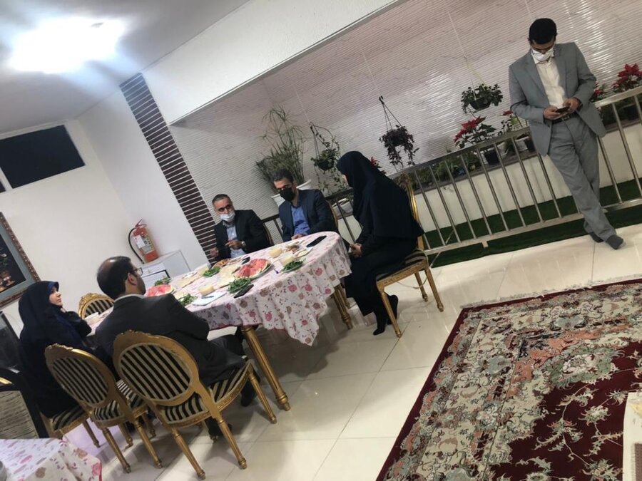 حضور رئیس سازمان مدیریت و برنامه ریزی و سرپرست بهزیستی استان در مرکز ولیعصر تهران