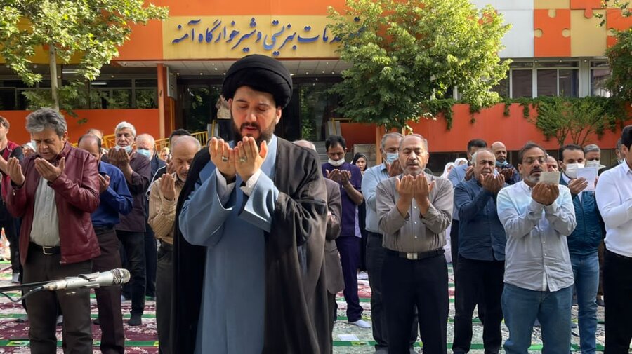 شمیرانات| برگزار نماز عید فطر در شیرخوارگاه آمنه