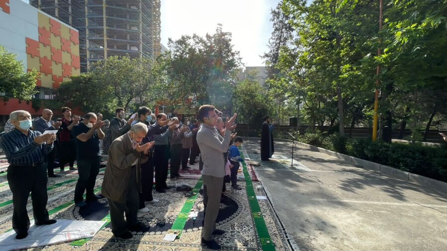 شمیرانات| برگزار نماز عید فطر در شیرخوارگاه آمنه