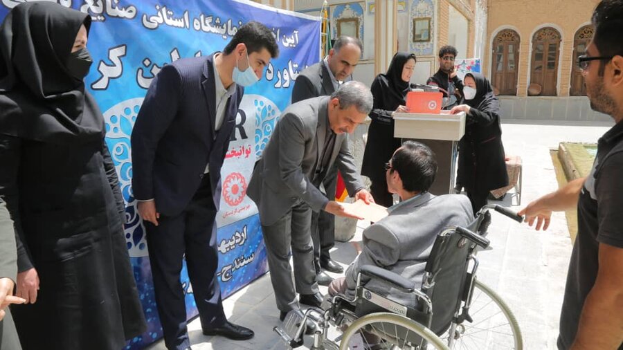 آئین اختتامیه نمایشگاه استانی صنایع دستی دستاوردهای معلولین در کردستان