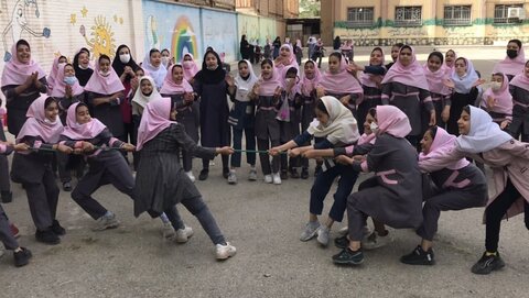 پاکدشت| گزارش تصویری| برگزاری مسابقات ورزشی و نقاشی  هفته سلامت 