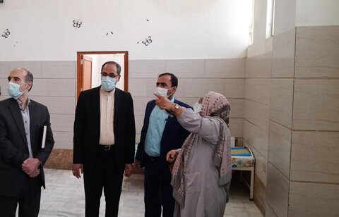 گزارش تصویری | بازدید دادستان مرکز استان از مرکز توانبخشی گلهای بهشت