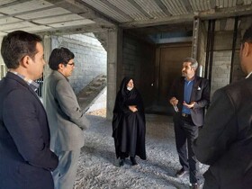 گزارش تصویری| سرپرست بهزیستی استان زنجان و تیم کارشناسی وزارت نفت  از پروژه نیمه کاره ساختمان سالمندان خدابنده بازدید کردند