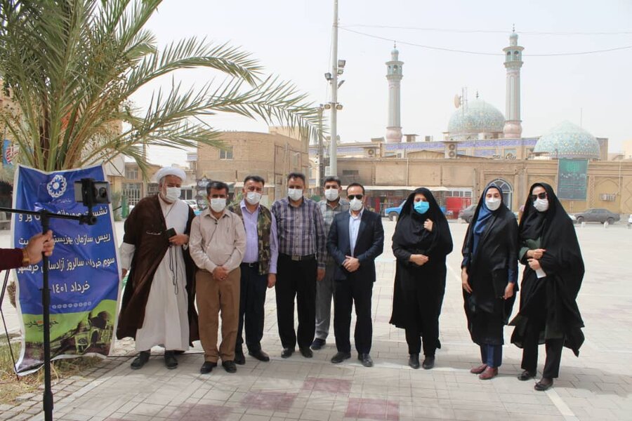 حضور سرپرست بهزیستی خوزستان در خرمشهر