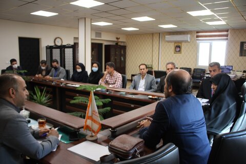 برگزاری جلسه مدیرکل دفتر بودجه و تلفیق منابع سازمان بهزیستی کشور با معاونت و دفاتر پشتیبانی بهزیستی استان البرز