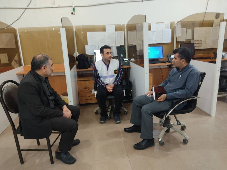 بازدید سرزده سرپرست بهزیستی خوزستان از مرکز اورژانس اجتماعی