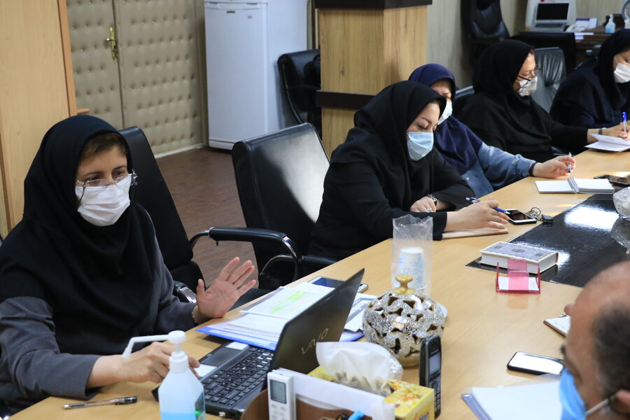 هشتاد و یکمین جلسه کمیته پیشگیری از بیماریهای واگیر بهزیستی استان