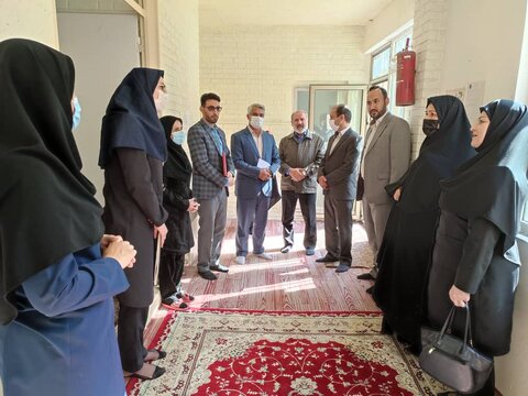 دیدار سرپرست بهزیستی استان از مددکاران و مراقبین خانه سلامت
