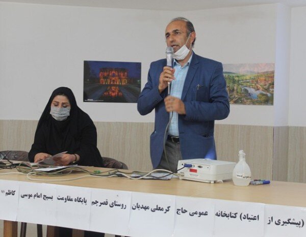 شهرضا| برگزاری جلسه آموزشی پیشگیری از اعتیاد در روستای قصرچم
