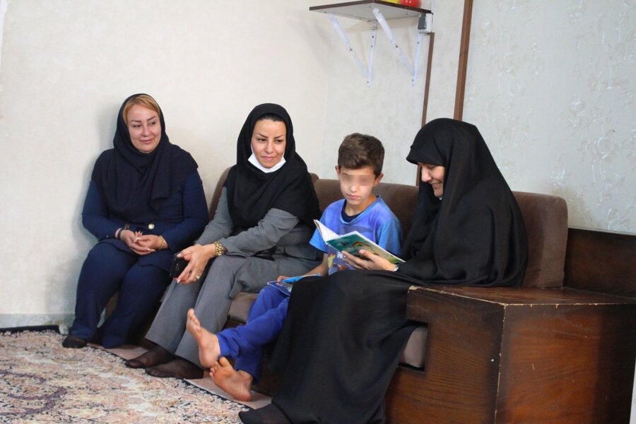 نشست صمیمانه مدیر کل بهزیستی استان البرز با فرزندان خانه نیکسا