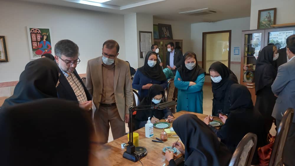 بازدید معاون توانبخشی کشور از مجتمع رعد کرمان