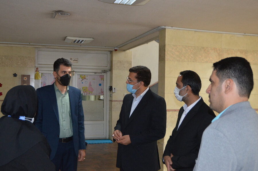 حضور رئیس کمیسیون اجتماعی مجلس شورای اسلامی در شیرخوارگاه آمنه