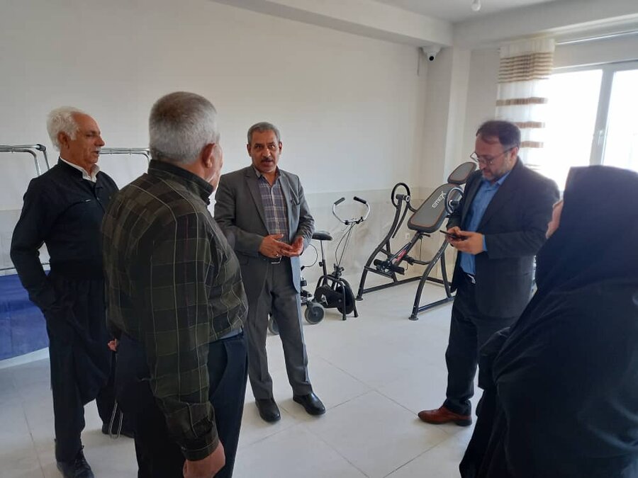 سقز | بازدید سرپرست بهزیستی استان کردستان از مرکز نگهداری از معلولین بهبود شفاء