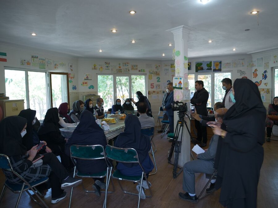 WHO's delegation visited from Pedare-Bozorg rehabilitation center in Tehran