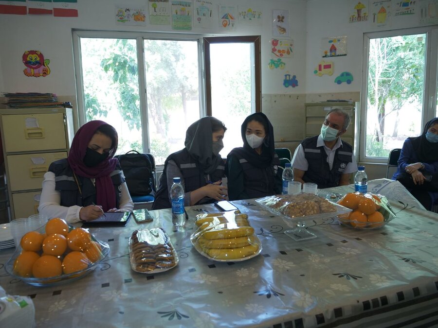WHO's delegation visited from Pedare-Bozorg rehabilitation center in Tehran