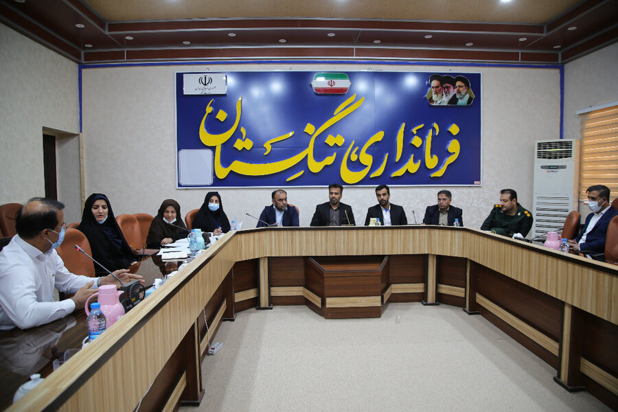 کمیته ساماندهی کودکان کار و خیابان در  فرمانداری شهرستان تنگستان برگزار شد