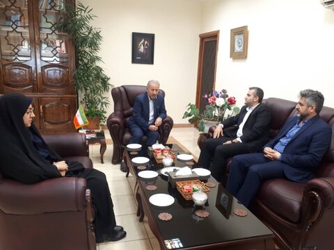 دیدار سرپرست بهزیستی استان گیلان با معاون سیاسی و امنیتی فرمانداری لاهیجان