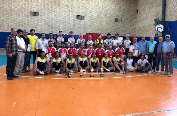 خوزستان قهرمان والیبال پیشکسوتان ناشنوا منطقه جنوب کشور