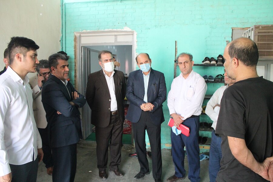گزارش تصویری|بازدید مدیر کل امور اجتماعی استانداری خوزستان از مرکز اقامتی ترک اعتیاد