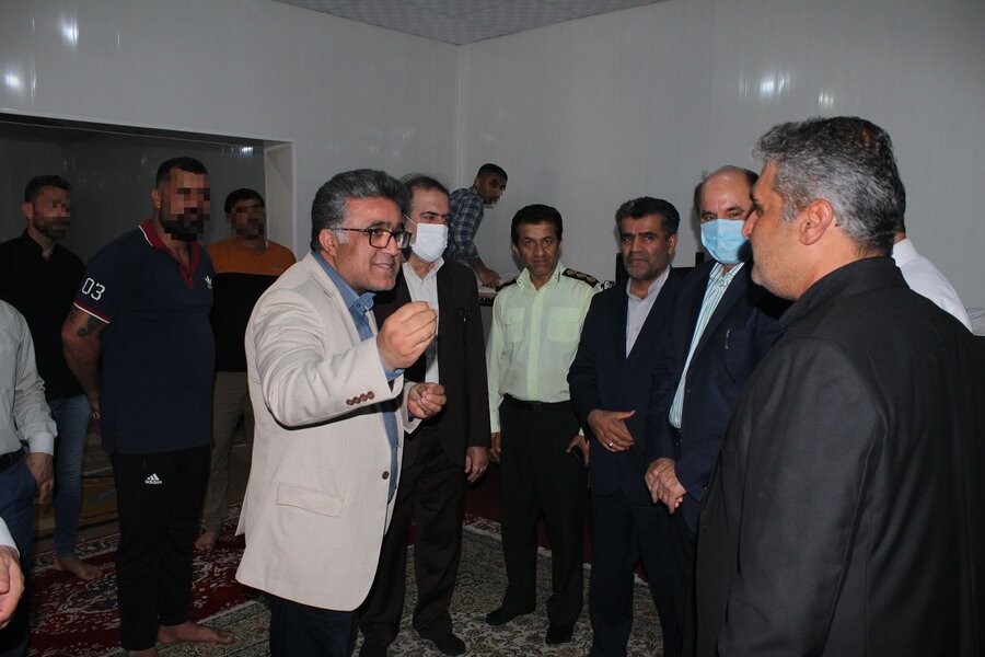 بازدید از مرکز اقامتی ترک اعتیاد