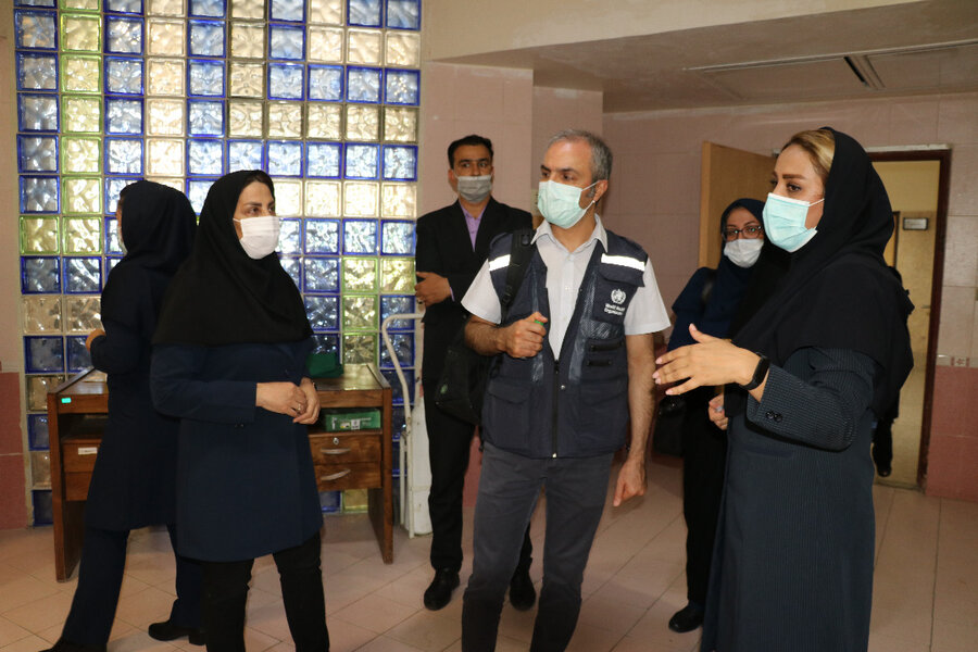 بازدید نمایندگان سازمان بهداشت جهانی از مرکز کهریزک