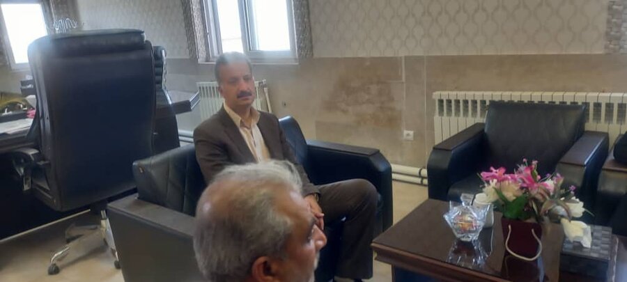 فیروزکوه| دیدار رییس بهزیستی با مسئولان قضایی شهرستان