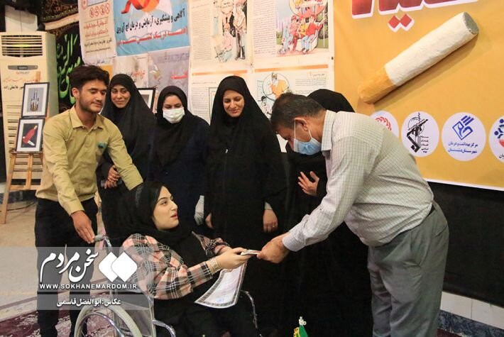 دشتستان | آئین اختتامیه نمایشگاه پیشگیری از اعتیاد
