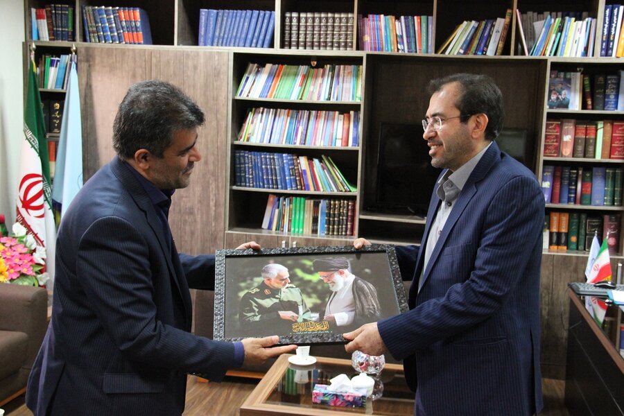 دیدار مدیر کل بهزیستی خوزستان با رئیس کل دادگستری استان