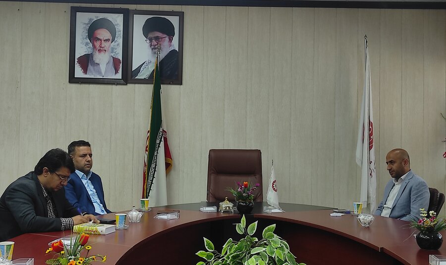 تشکیل جلسه هم اندیشی و گفتگو مدیرکل بهزیستی استان با مدیرکل بنیاد شهید و امور ایثارگران